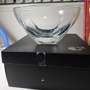 Clear Weighted Glass Dish (NEW)